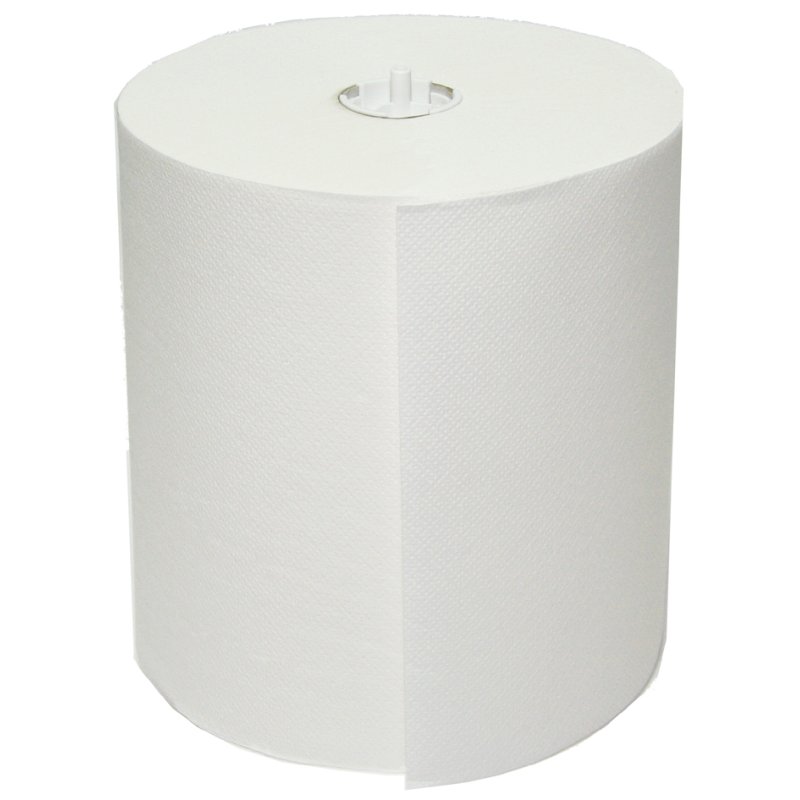 fripa Rouleau d'essuie-mains 2 plis, blanc pur, 140 m × 203 mm, 6 rouleaux